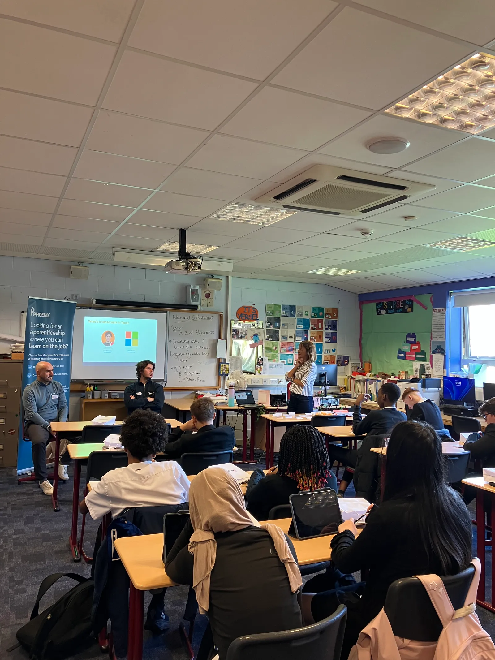 Scottish students gain hands-on AI and tech career experience in Phoenix Software outreach events