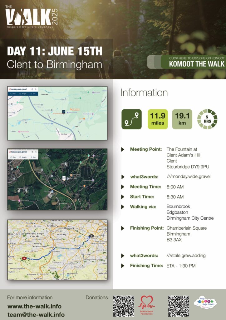 From Wales to Birmingham: The Walk 2025 Nears Emotional Father’s Day Finish