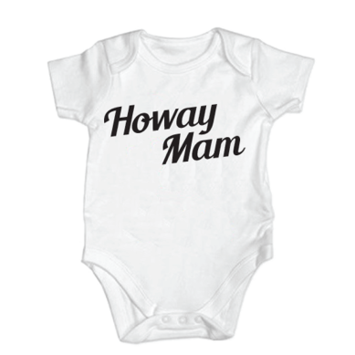 Baby Grow Custom Slogan Black