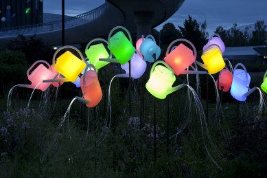 This piece will be on display on the North Road roundabout. 