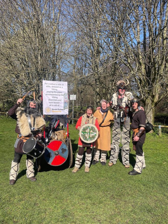 hey are The Biking Vikings North East, and as a group they raise funds for Brain Tumour Research. 