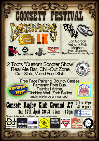 Consett Festival Poster