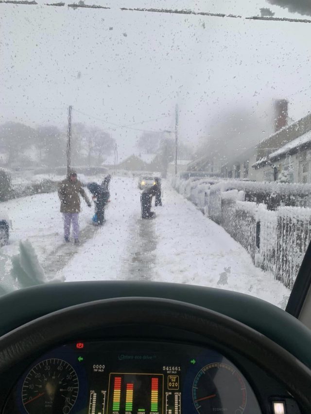 Bus Stuck in the Snow? How County Durham Residents Came to the Rescue
