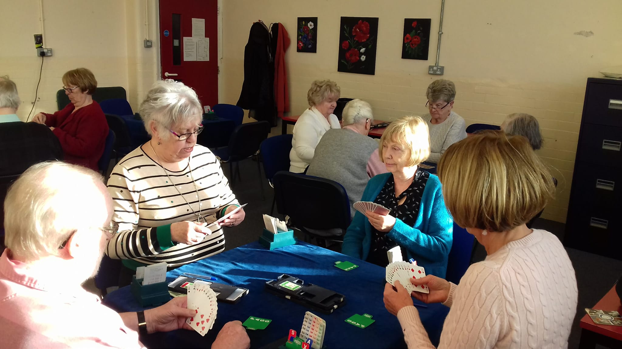 Consett Bridge Club Playing Together
