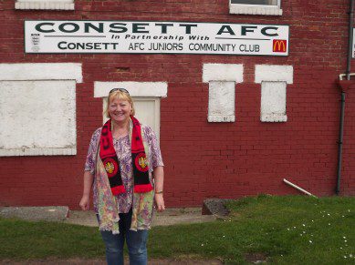 Pat Glass at Consett AFC