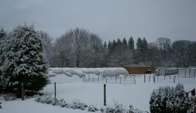 Snow expected to hit Consett soon.