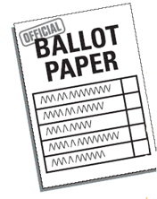 PCC Ballot paper