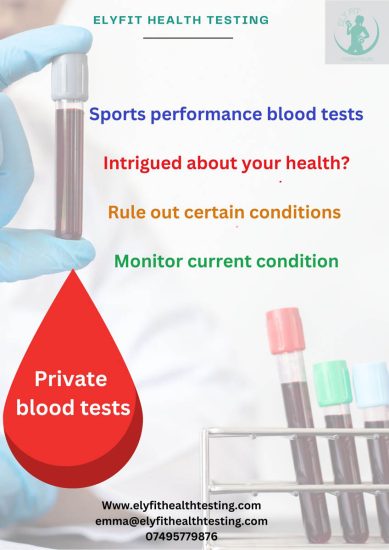 ELYFIT’s Private Blood Tests