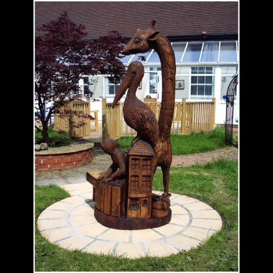 Giraffe Sculpture 