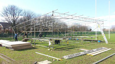 Consett Festival Stage Assembly