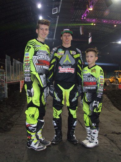Arena Cross Joele Hart, Brad Anderson and Buster Hart 01