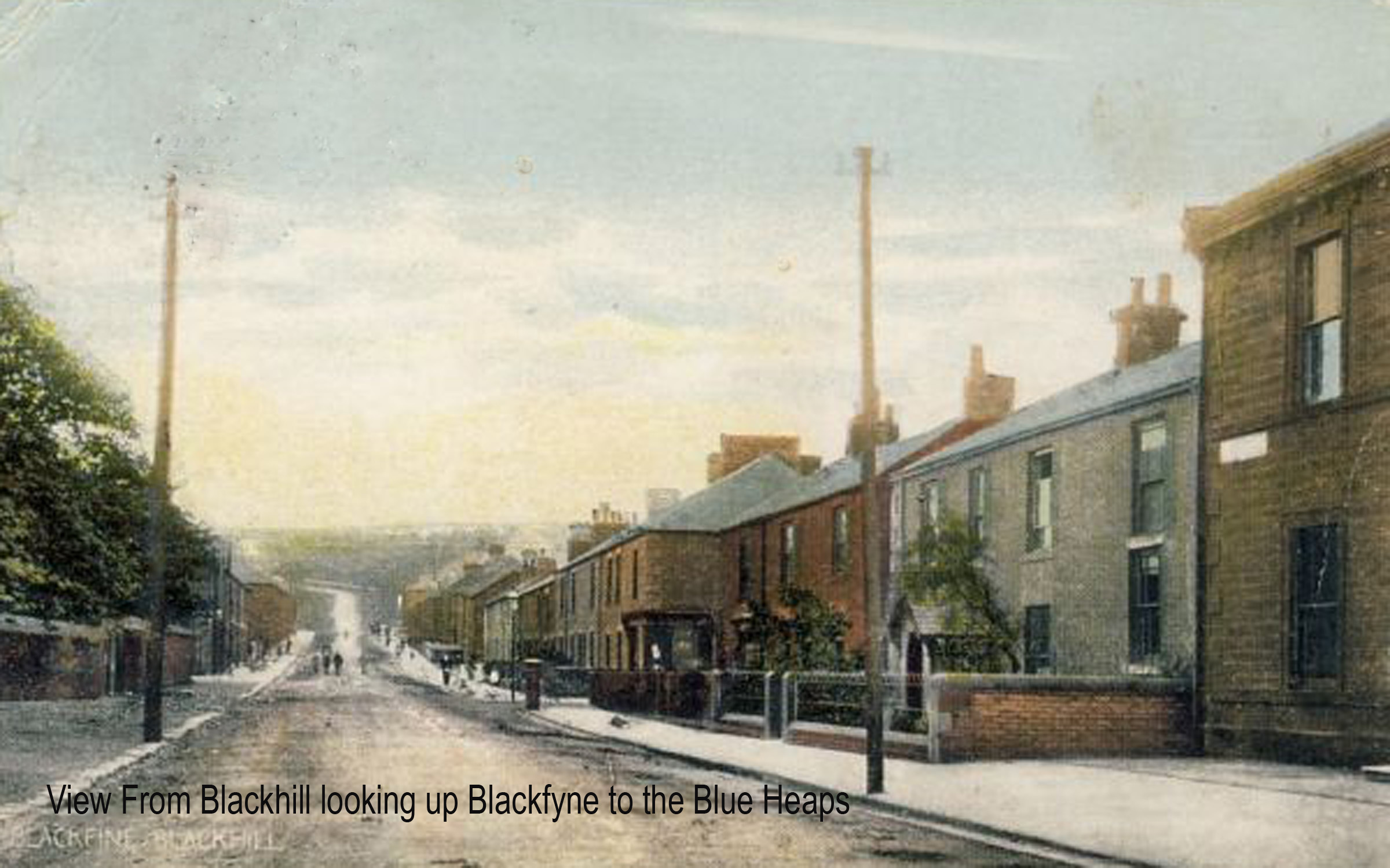 View of Blackfyne up to Consett