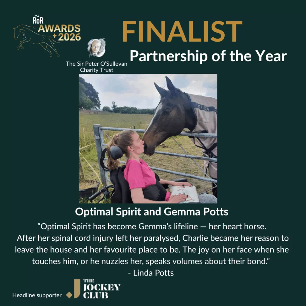 Inspiring Bond Between Durham Rider and Former Racehorse Recognised at National Awards