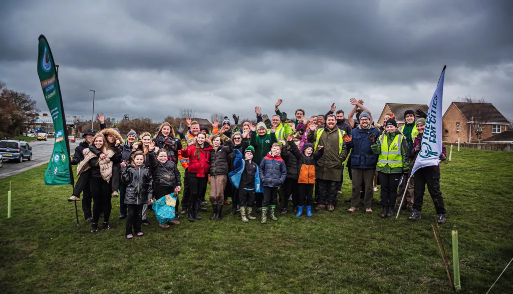 Volunteers Plant Hundreds of Trees in Hartlepool Green Initiative
