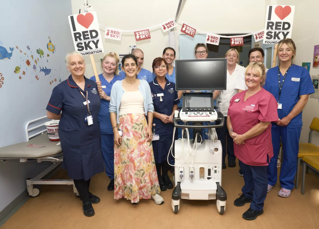Red Sky Foundation Donates £60,000 Heart Scan Machine for Children at Darlington Memorial Hospital