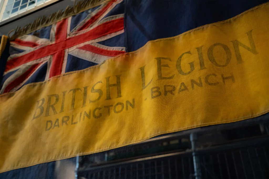 Restored British Legion Standards Go on Show 80 Years After VE Day Victory