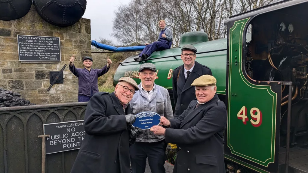 County Durham’s Tanfield Railway Wins Prestigious Railway of the Year Award