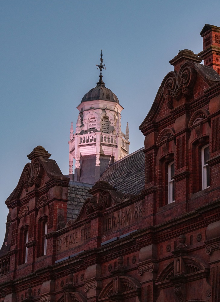 Historic Darlington Library Shines with Modern Lighting from Zumtobel and Thorn