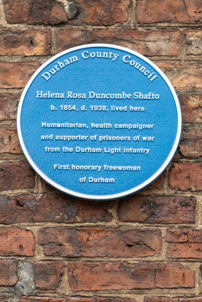 Helena Rosa Duncombe Shafto: Celebrating a Legacy of Service with a Blue Plaque
