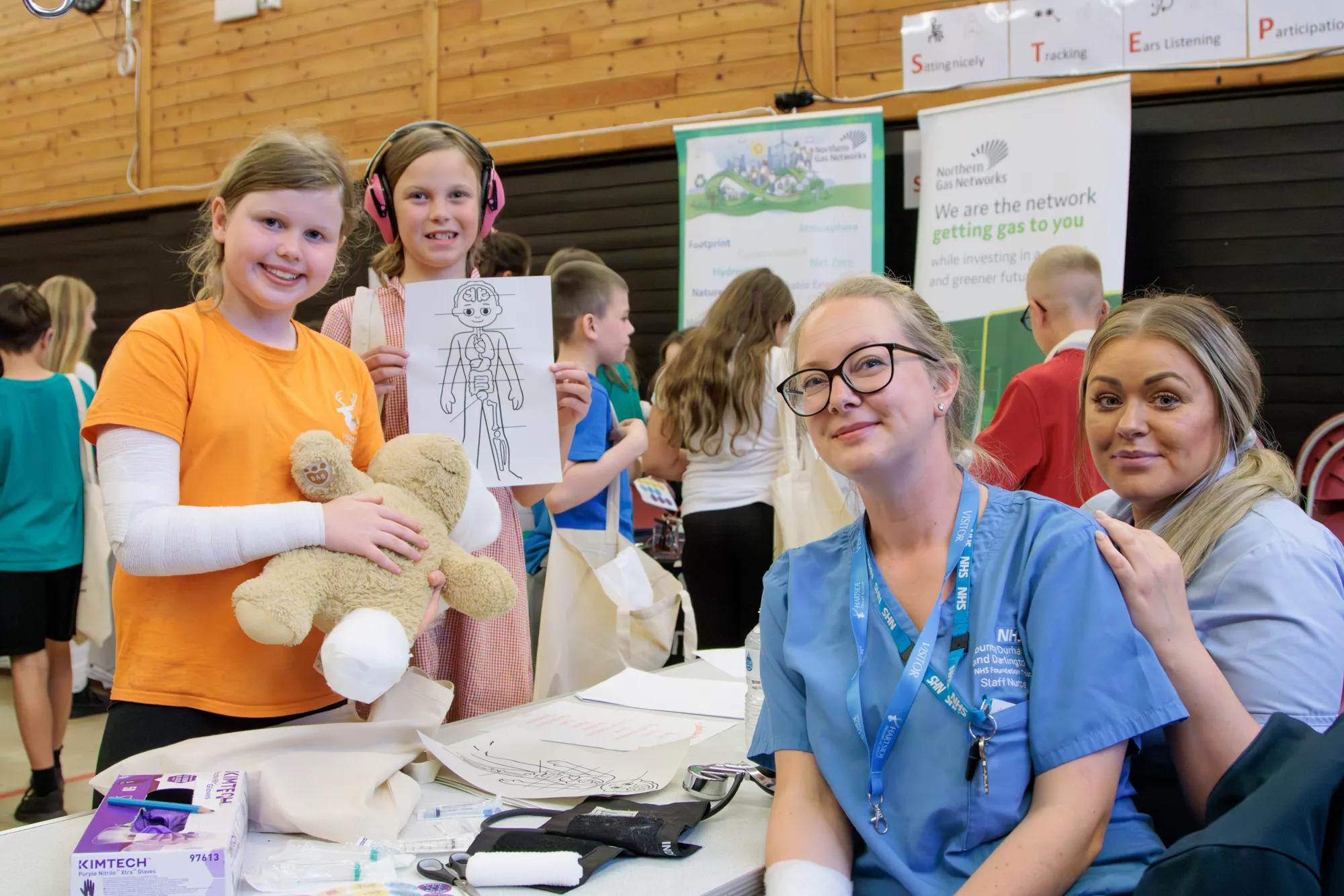 Children discover new ambitions
at school Careers Festival