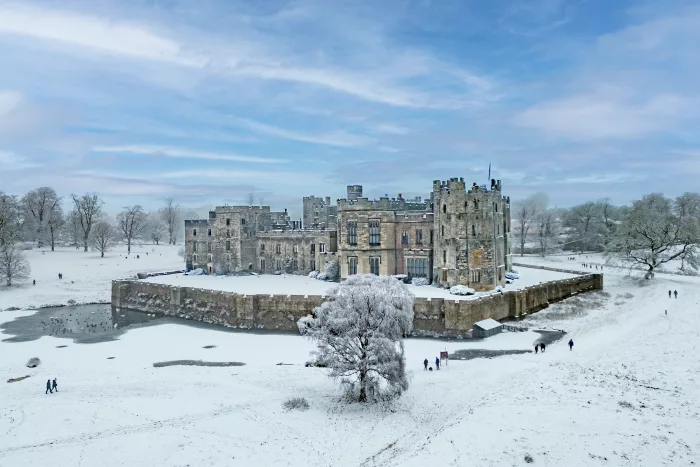 Lady Barnard Brings Christmas Back to Raby Castle in Edwardian Style