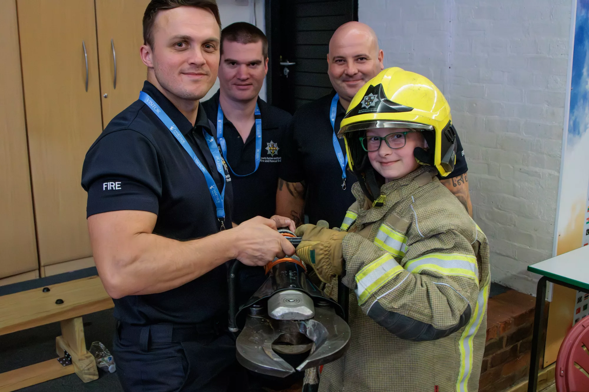 Children discover new ambitions
at school Careers Festival