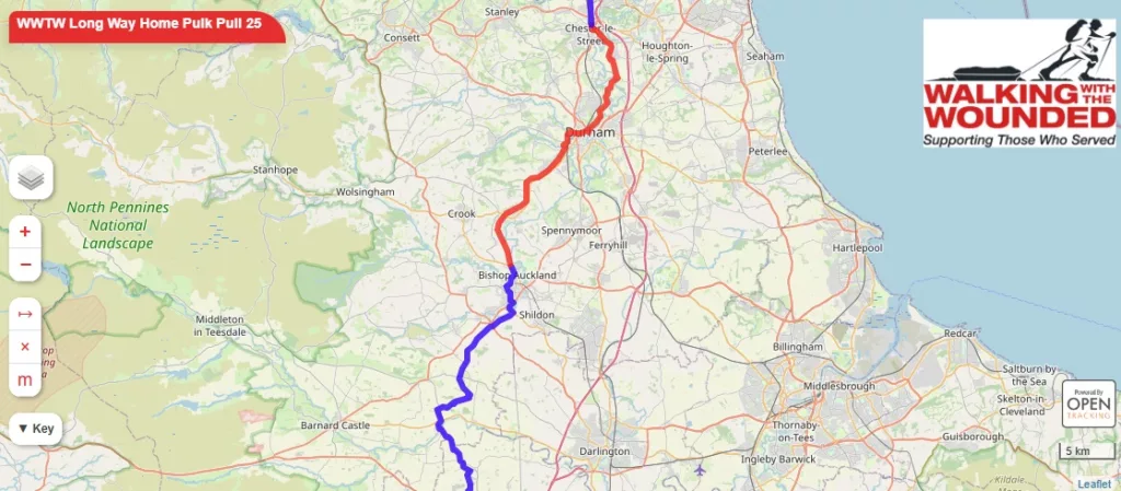 Walking Home for Christmas: WWTW’s Challenge Approaches Final Stretch in County Durham
