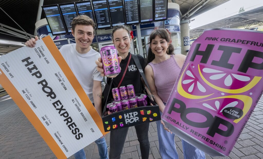 Festival Refreshment: Free Hip Pop Sodas on TPE Trains to Edinburgh this Friday