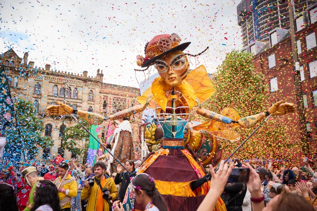 Thousands Gather for Manchester Day Parade with Catalan Twist