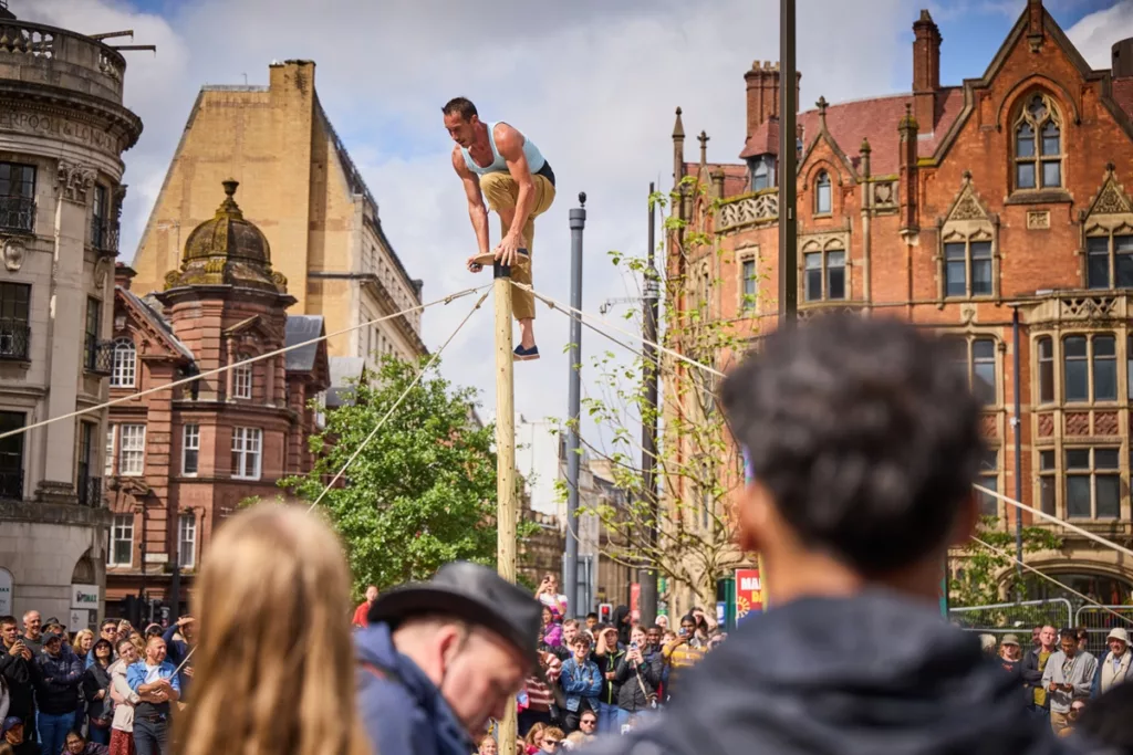 Thousands Gather for Manchester Day Parade with Catalan Twist