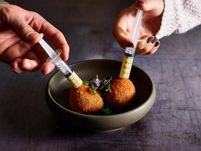 Cheese Doughballs at The Alchemist, Newcastle upon Tyne