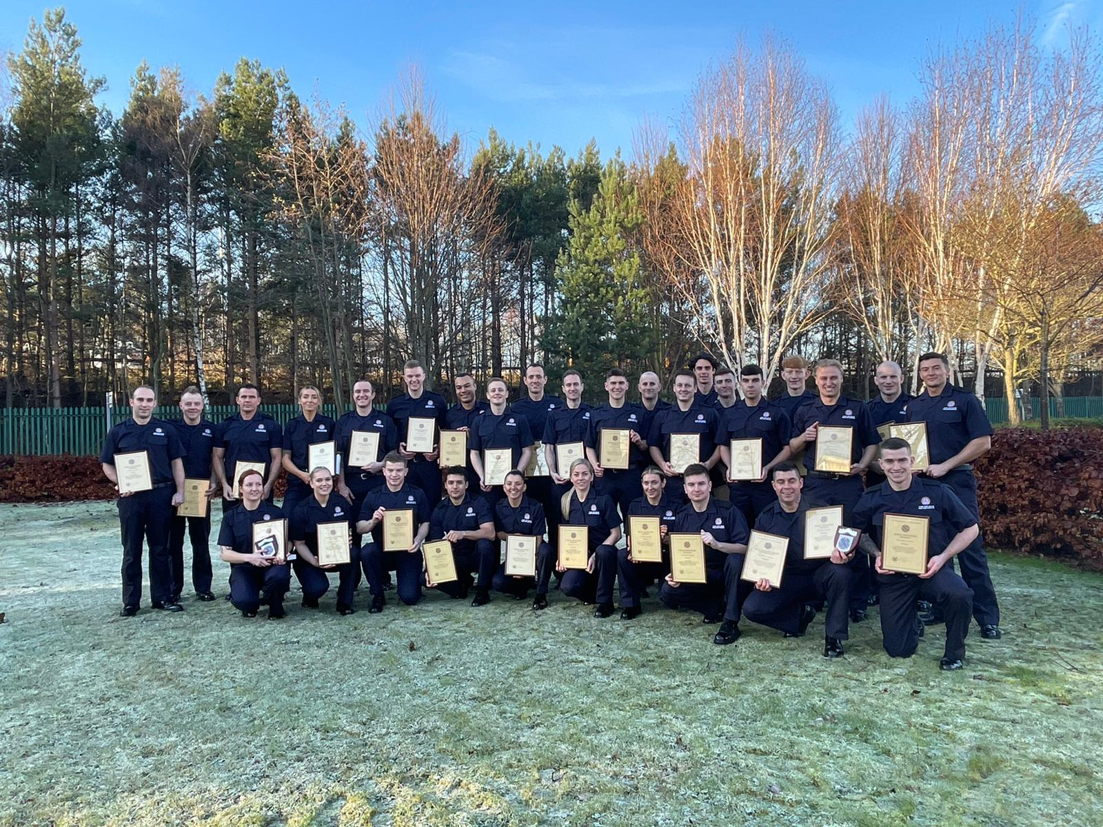 Early Christmas for the New Firefighter Recruits