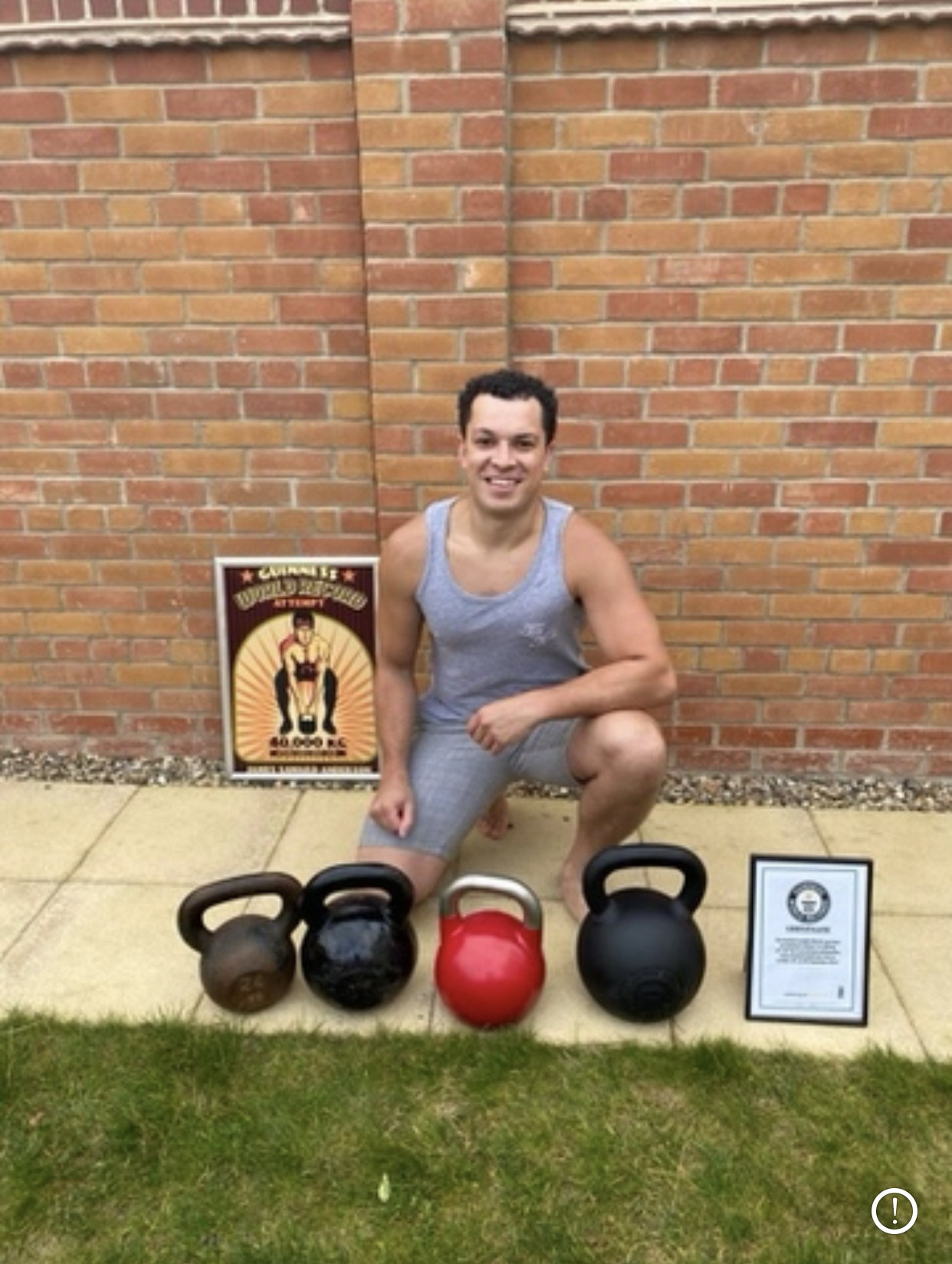 New Father Attempts World Record Kettlebell Lift (40,000 Kilos In Under One Hour) Raising Funds For Local Hospital