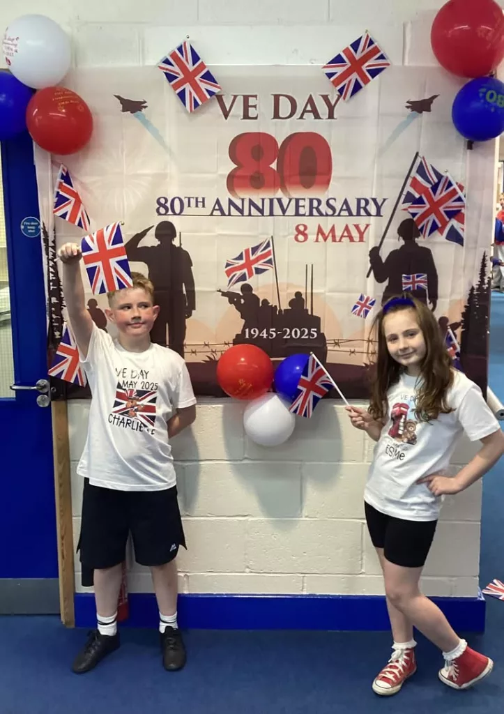 Newcastle Pupils Mark VE Day with Wartime Costumes and Special Guest Memories