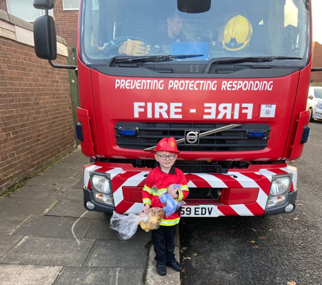 Happy birthday future firefighter