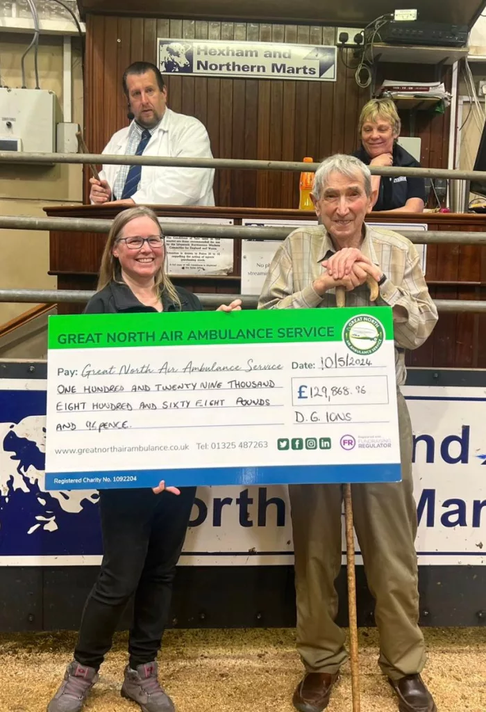 Bedlington Pensioner Raises Over £143,000 for Air Ambulance by Crafting Walking Sticks