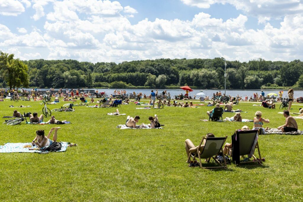 Long May weekend in Poznań: Rusałka Lake.