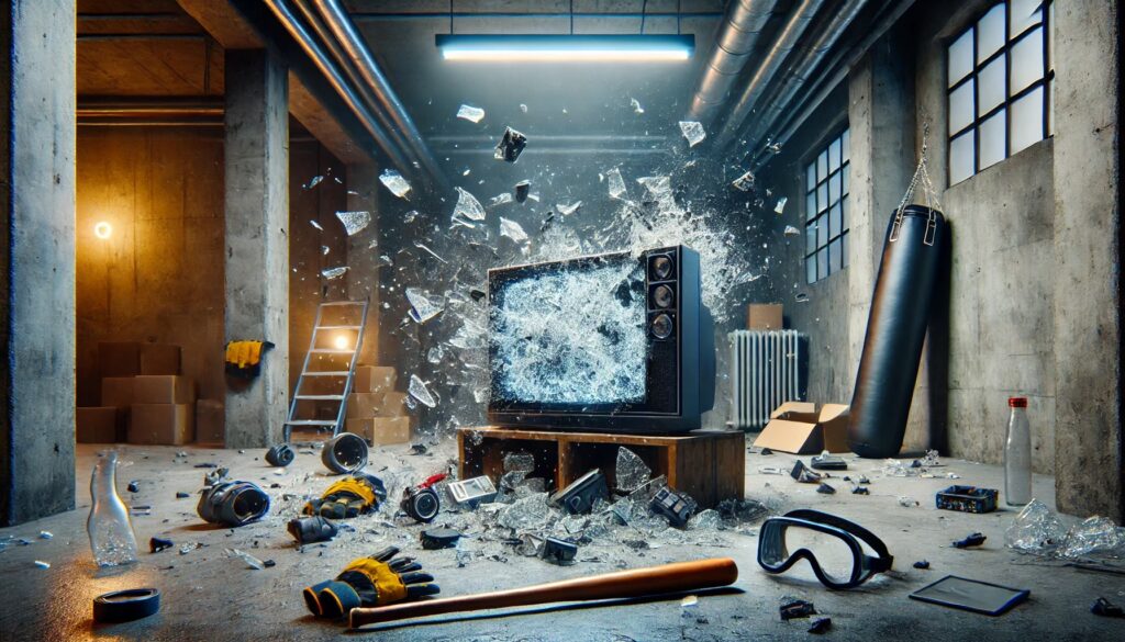 Destruction Room: AI generated.