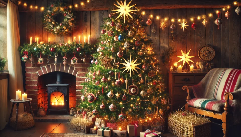 Christmas: Christmas Tree AI generated.
