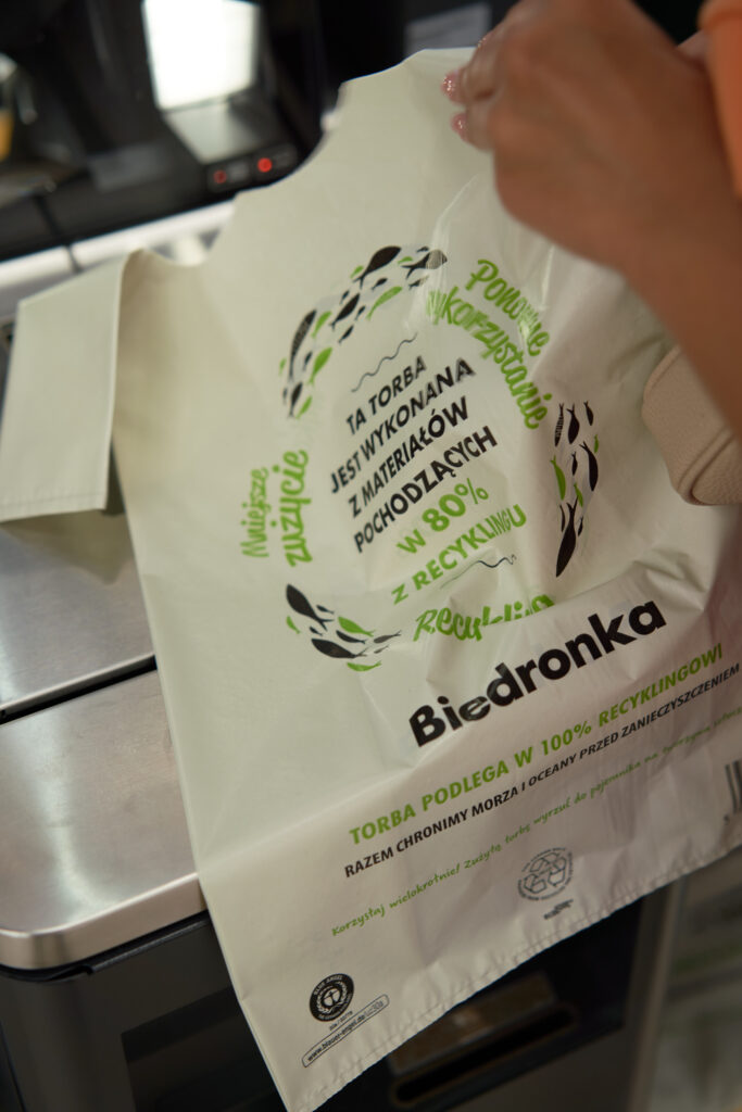 Biedronka bag.