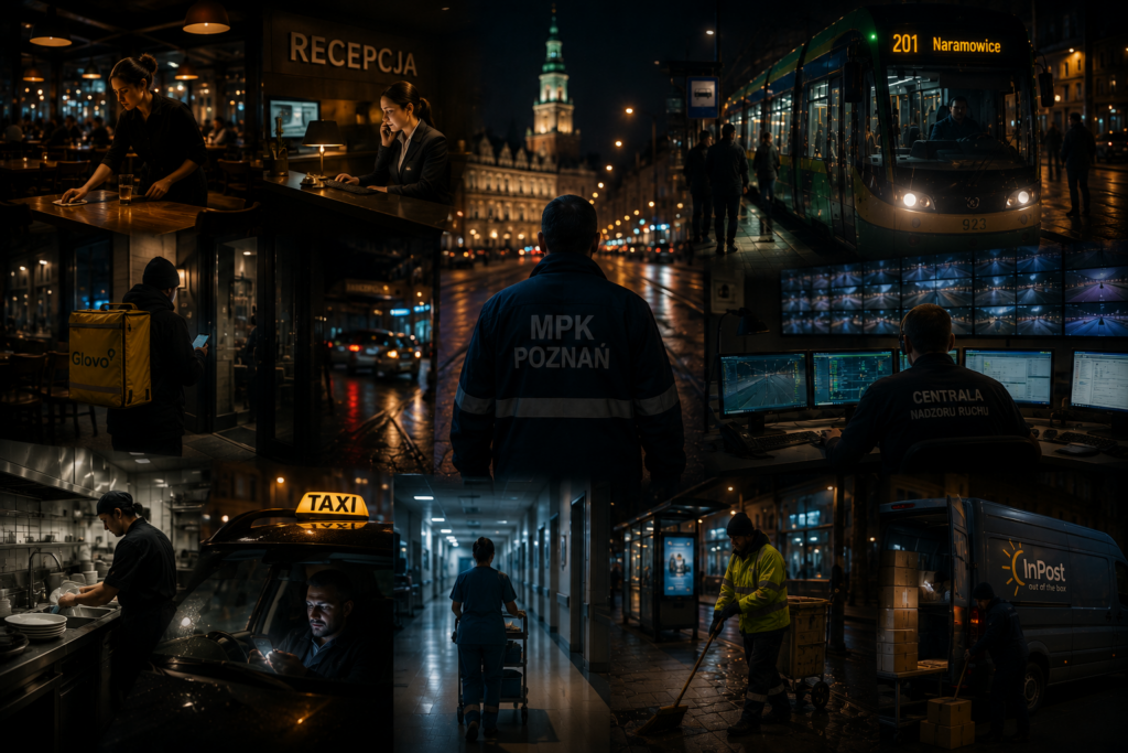 The People Who Keeps Poznań Running at Night