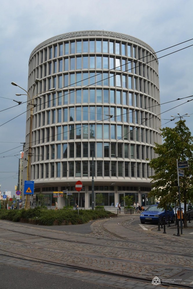 Okrąglak building in Poznań.