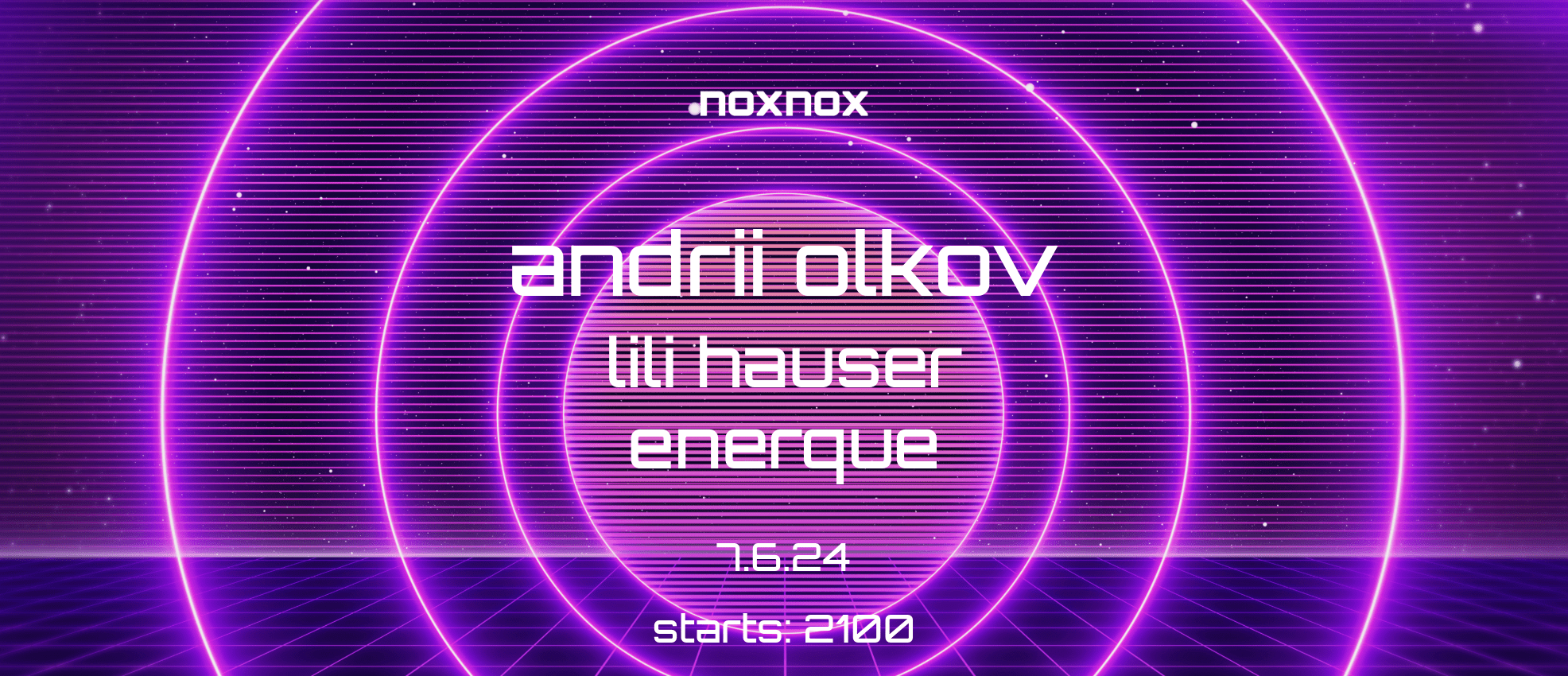 noxnox - Andrii Olkov, Lili Hauser, Enerque - video set Friday 7th June 2024 in Poznan Poland