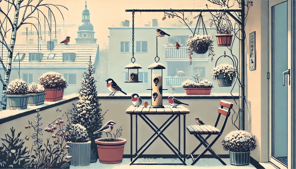 Bird feeders: AI generated.