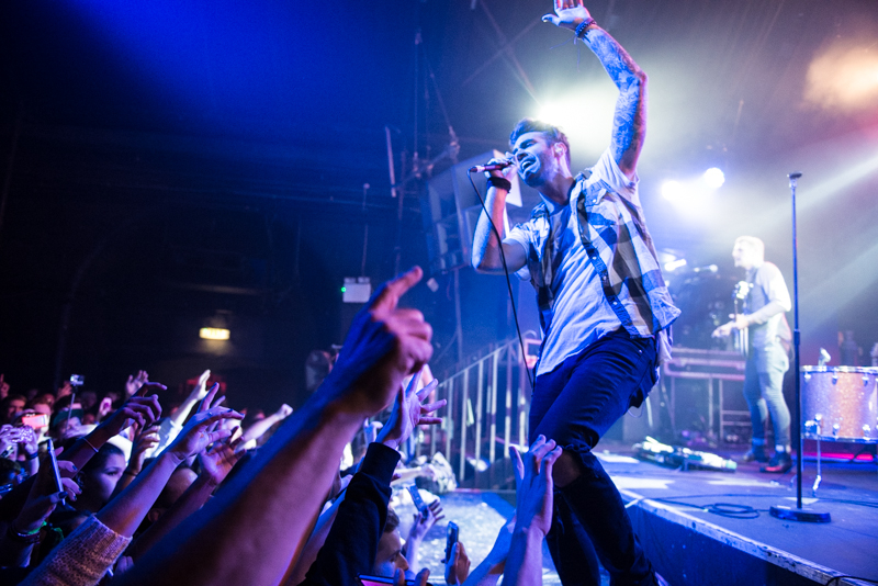 American Authors on stage