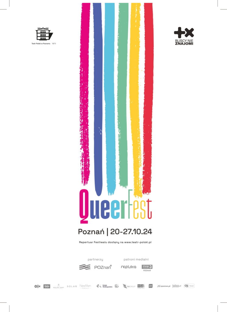 Visual identification for QueerFest: Paweł Kopczyński
