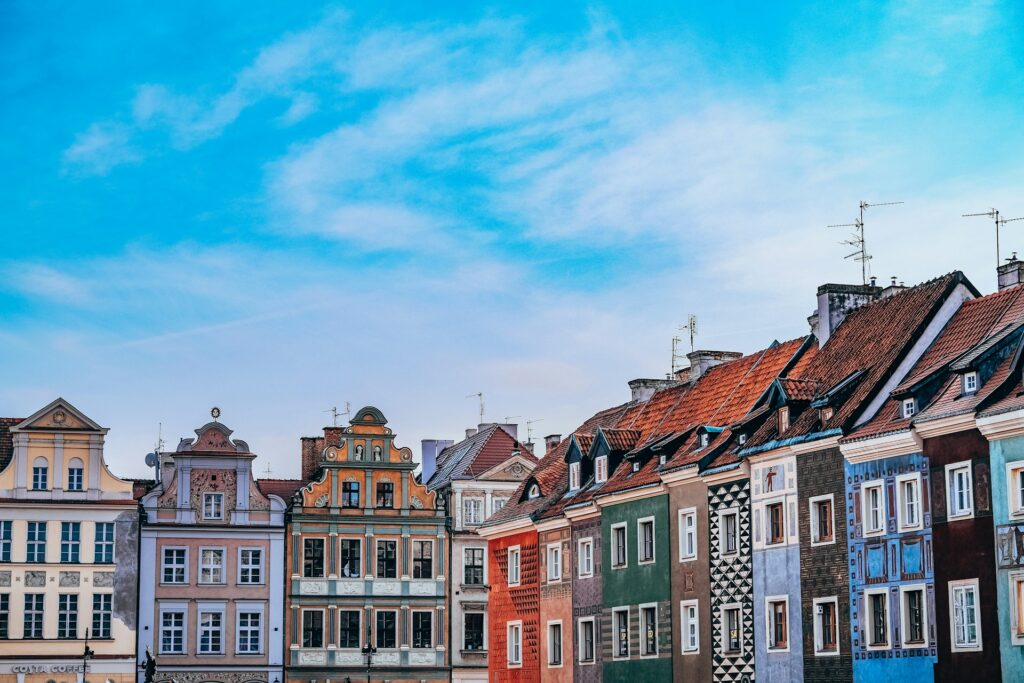 Kulturalny Stary Rynek: domki budnicze.