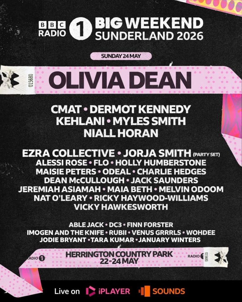 Major Artists Confirmed As Radio 1’s Big Weekend Heads To Sunderland