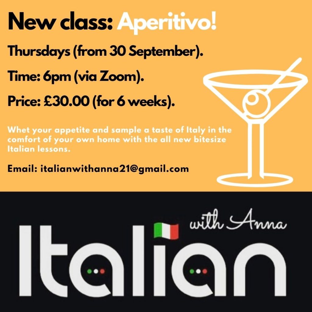 Italian With Anna Launches 'Aperitivo' Sessions Bringing Italy Directly To Your Home