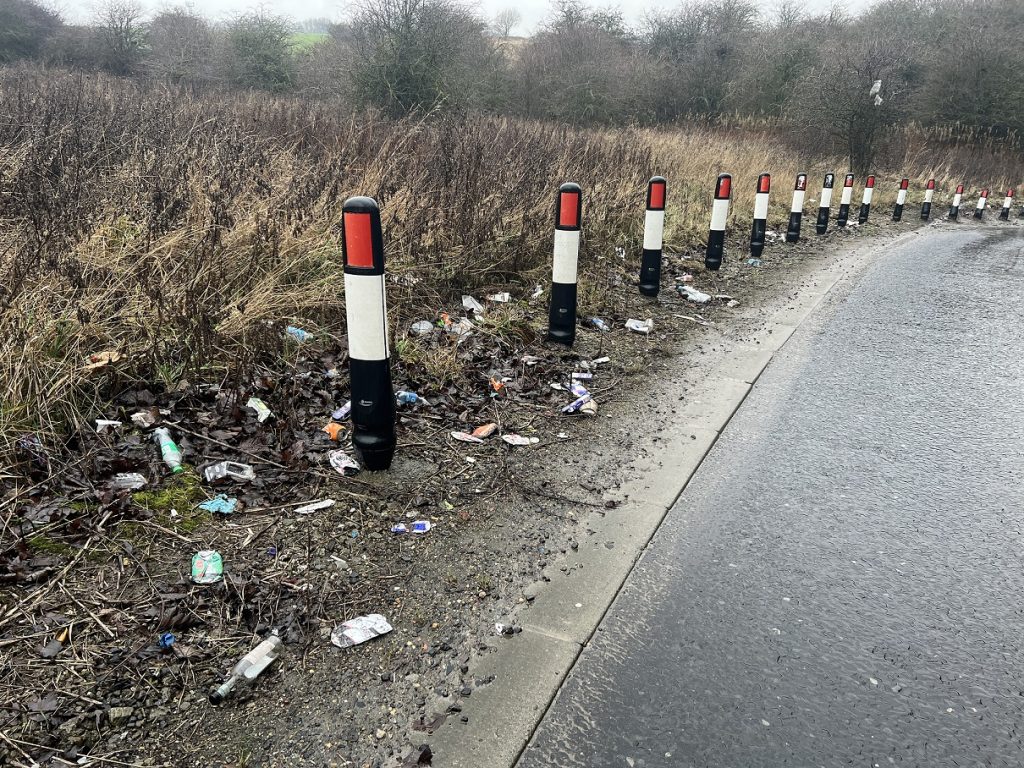 105 Bags of Rubbish Collected as Tunstall Hope Road Closes for Major Clean-Up